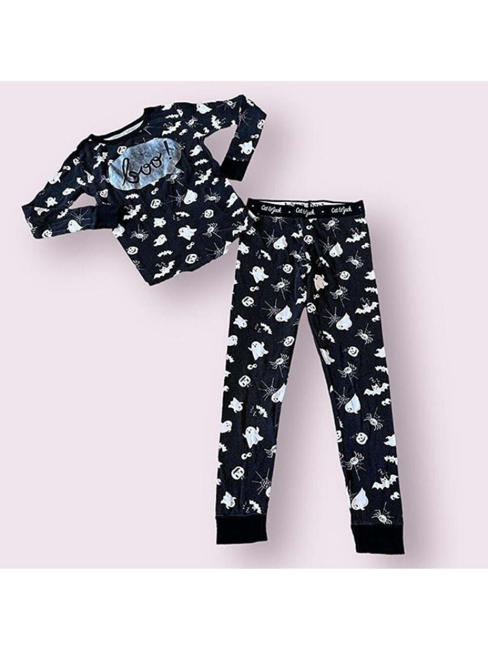 Girls Halloween Pajamas Set size 10